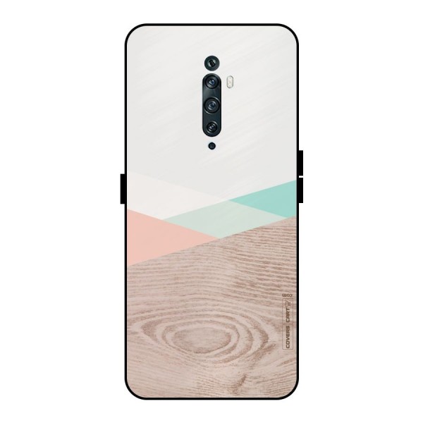 Wooden Fusion Metal Back Case for Oppo Reno2 Z