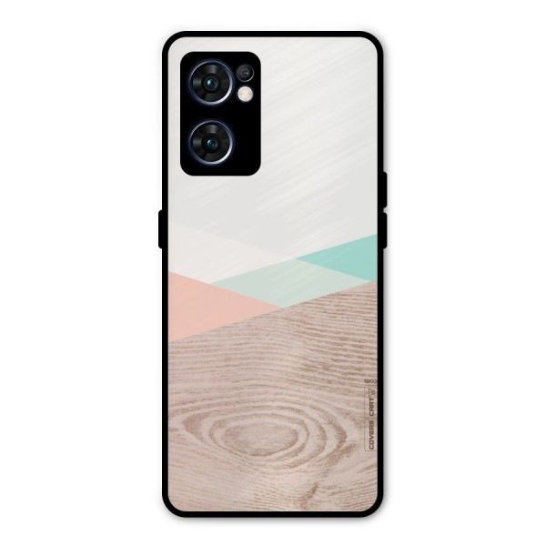 Wooden Fusion Metal Back Case for Oppo Reno7 5G