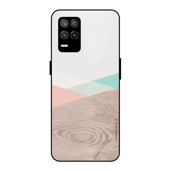 Wooden Fusion Metal Back Case for Realme 8s 5G