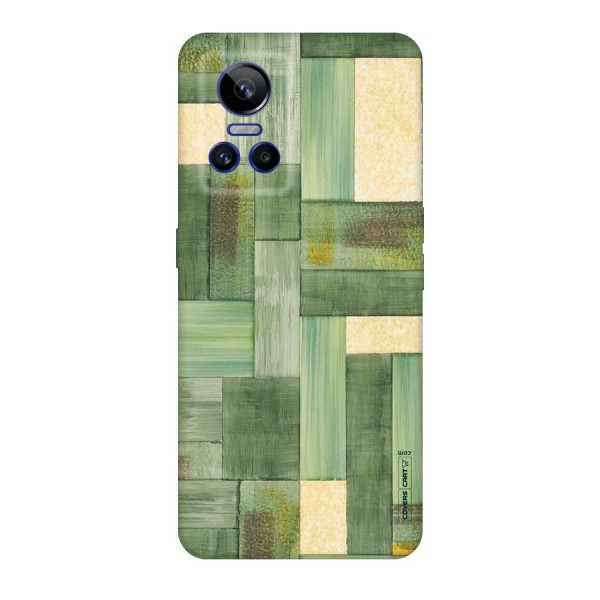 Wooden Green Texture Original Polycarbonate Back Case for Realme GT Neo 3