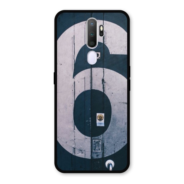 Wooden Six Metal Back Case for Oppo A9 (2020)