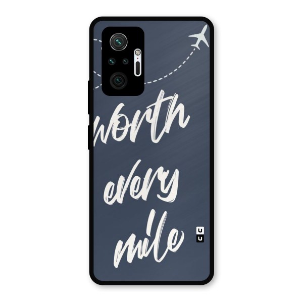 Worth Every Mile Metal Back Case for Redmi Note 10 Pro