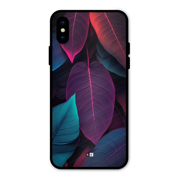Wow Leaves Metal Back Case for iPhone X