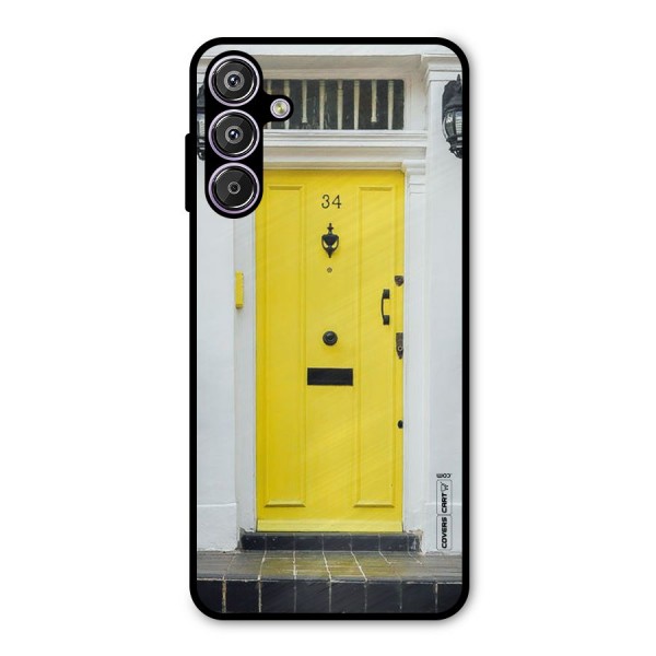 Yellow Door Metal Back Case for Galaxy F15