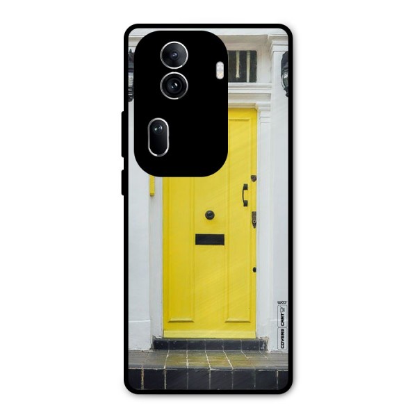 Yellow Door Metal Back Case for Oppo Reno11 Pro 5G