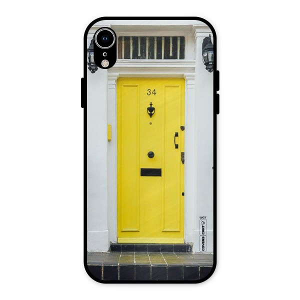 Yellow Door Metal Back Case for iPhone XR