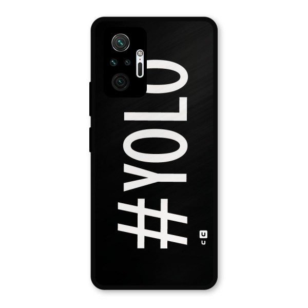 Yolo Metal Back Case for Redmi Note 10 Pro