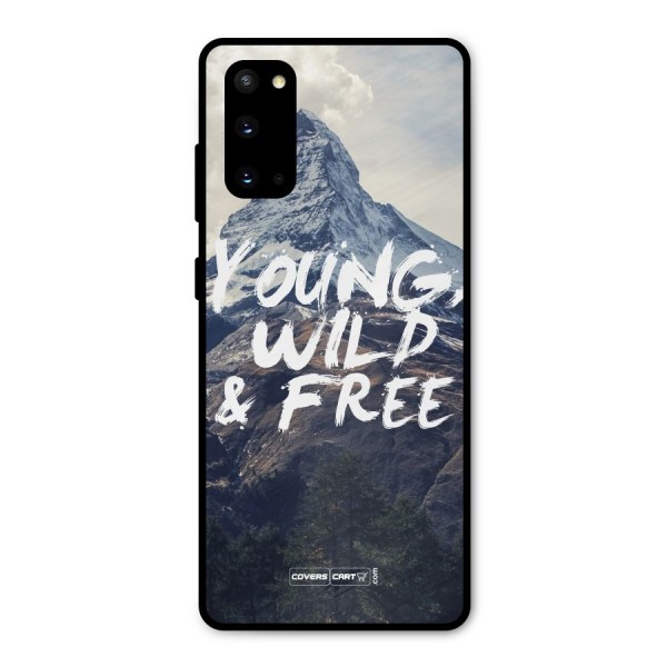 Young Wild and Free Metal Back Case for Galaxy S20