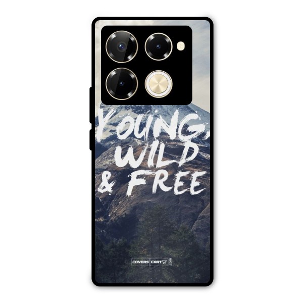 Young Wild and Free Metal Back Case for Infinix Note 40 Pro