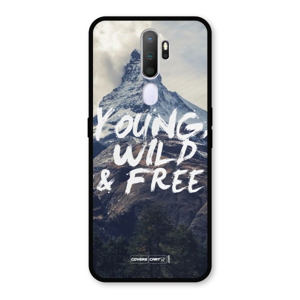 Young Wild and Free Metal Back Case for Oppo A9 (2020)