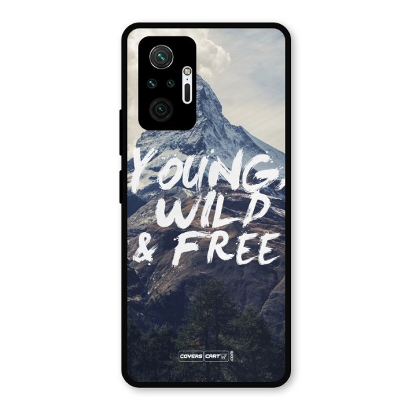 Young Wild and Free Metal Back Case for Redmi Note 10 Pro