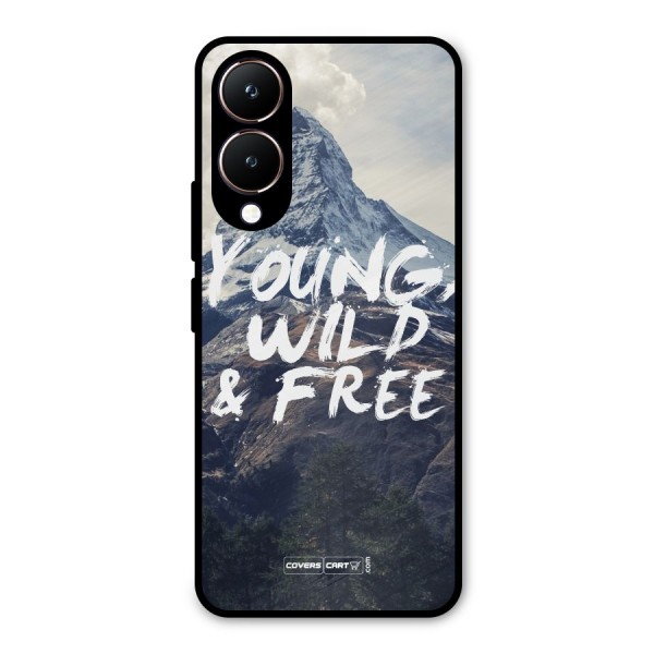 Young Wild and Free Metal Back Case for Vivo Y28