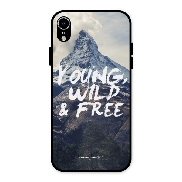 Young Wild and Free Metal Back Case for iPhone XR