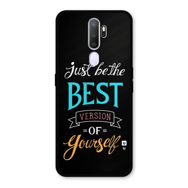 Your Best Version Metal Back Case for Oppo A9 (2020)