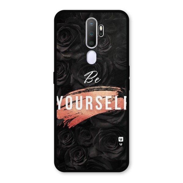 Yourself Shade Metal Back Case for Oppo A9 (2020)