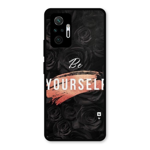 Yourself Shade Metal Back Case for Redmi Note 10 Pro