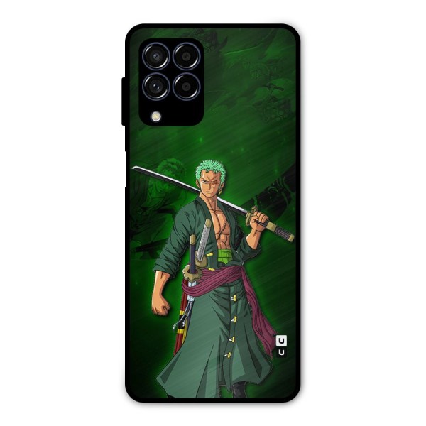 Zoro Ready Metal Back Case for Galaxy M53 5G