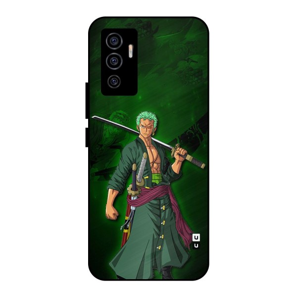 Zoro Ready Metal Back Case for Vivo V23e