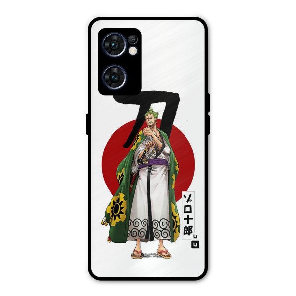 Zoro Stance Metal Back Case for Oppo Reno7 5G