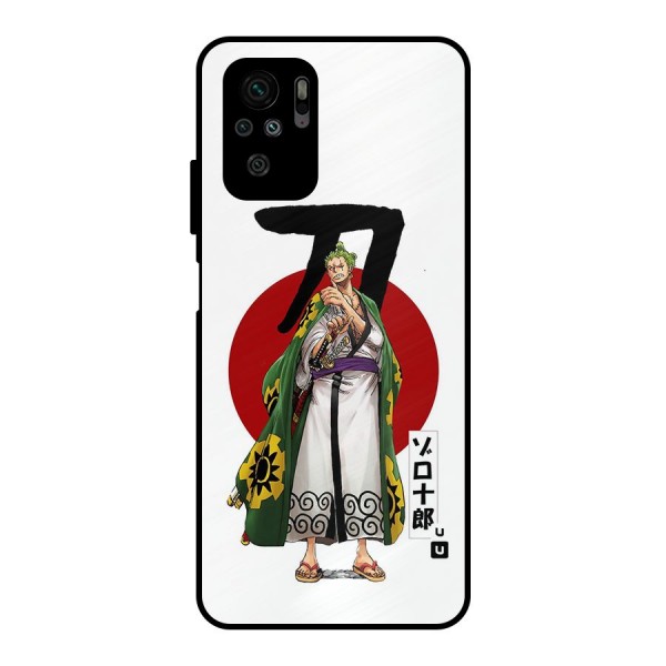 Zoro Stance Metal Back Case for Redmi Note 11 SE