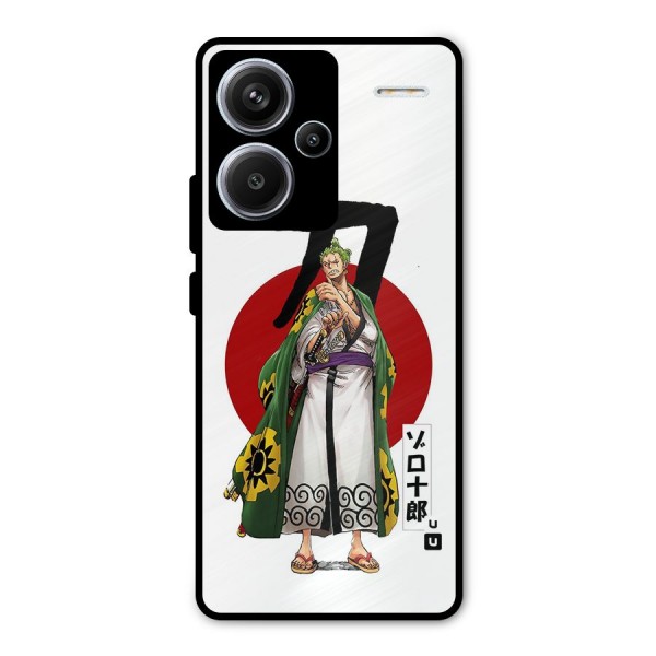 Zoro Stance Metal Back Case for Redmi Note 13 Pro Plus