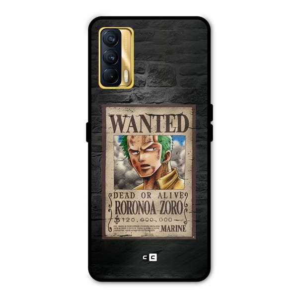 Zoro Wanted Metal Back Case for Realme X7