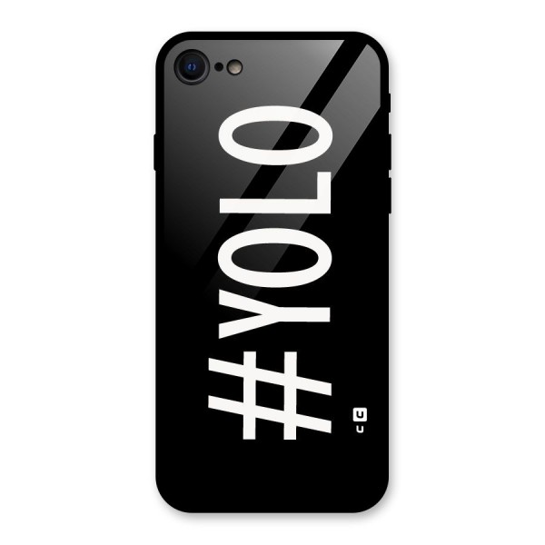 Yolo Glass Back Case for iPhone 8