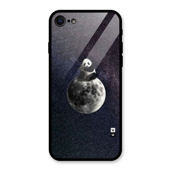 Panda Space Glass Back Case for iPhone SE 2020