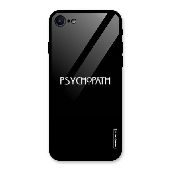Psycopath Alert Glass Back Case for iPhone SE 2020