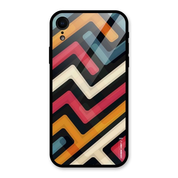 Pipelines Glass Back Case for iPhone XR