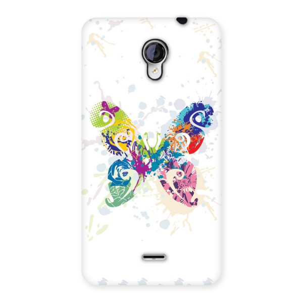 Abstract Butterfly Back Case for Micromax Unite 2 A106