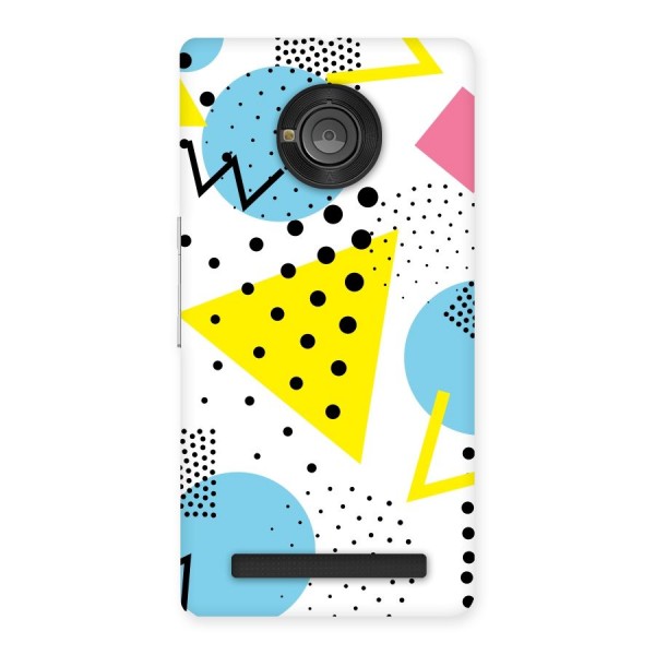 Abstract Geometry Back Case for Yu Yuphoria