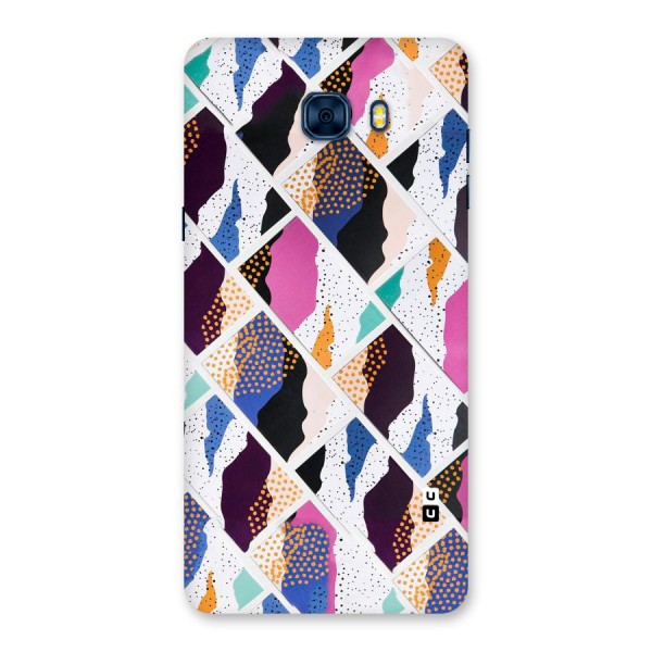 Abstract Polka Back Case for Galaxy C7 Pro