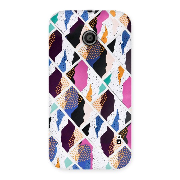 Abstract Polka Back Case for Moto E