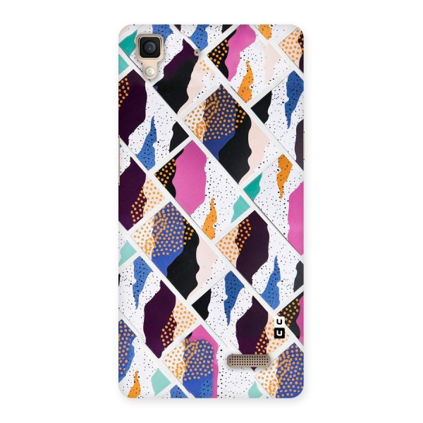 Abstract Polka Back Case for Oppo R7