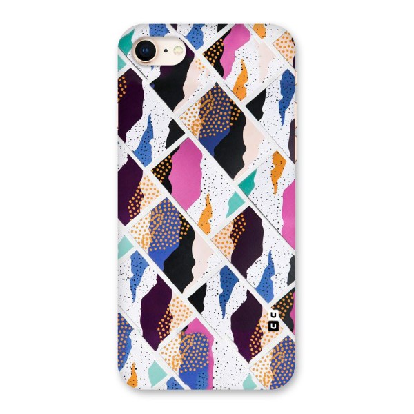 Abstract Polka Back Case for iPhone 8