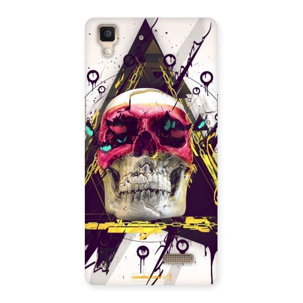 Abstract Skull Back Case for Oppo R7