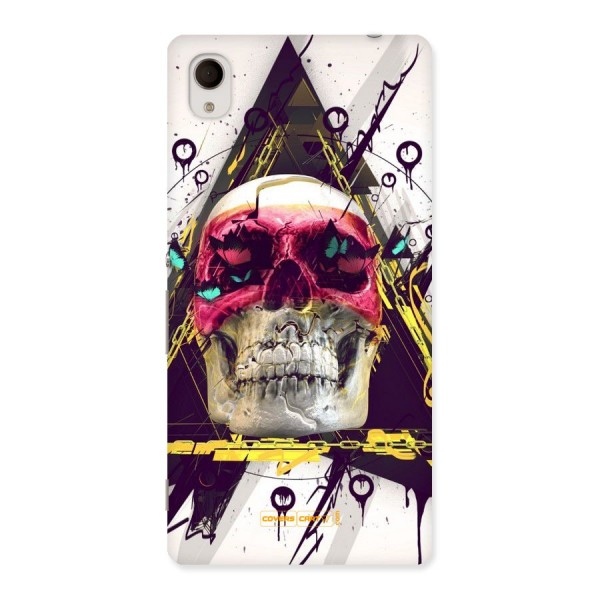 Abstract Skull Back Case for Xperia M4 Aqua