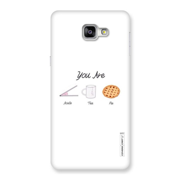 Acute Tea Pie Back Case for Galaxy A9