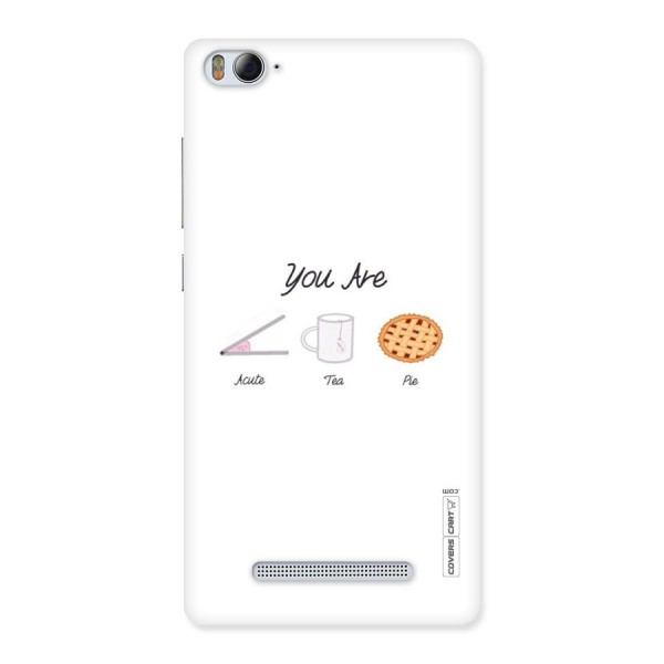 Acute Tea Pie Back Case for Xiaomi Mi4i