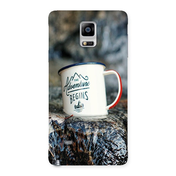 Adventure Begins Back Case for Galaxy Note 4