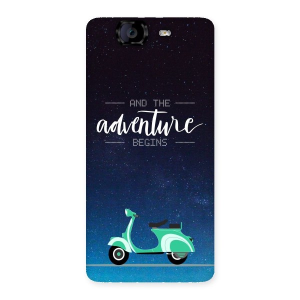 Adventure Scooter Back Case for Canvas Knight A350