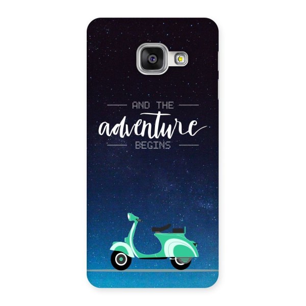 Adventure Scooter Back Case for Galaxy A3 2016