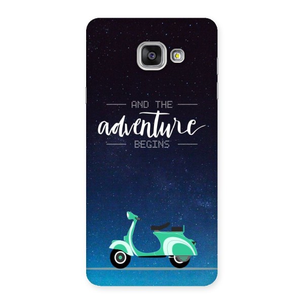 Adventure Scooter Back Case for Galaxy A7 2016