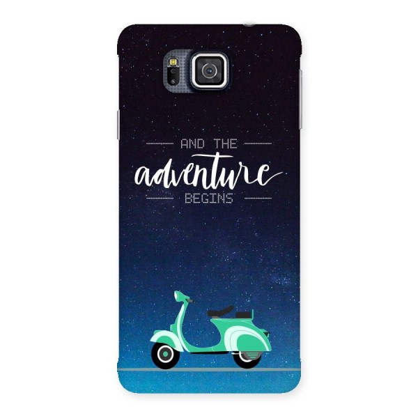 Adventure Scooter Back Case for Galaxy Alpha