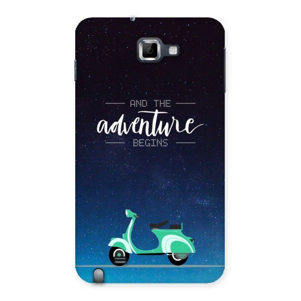 Adventure Scooter Back Case for Galaxy Note