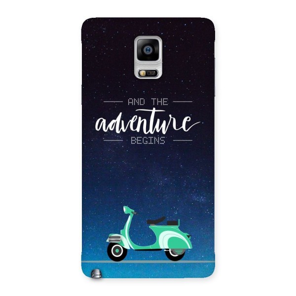 Adventure Scooter Back Case for Galaxy Note 4