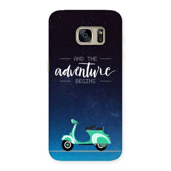 Adventure Scooter Back Case for Galaxy S7