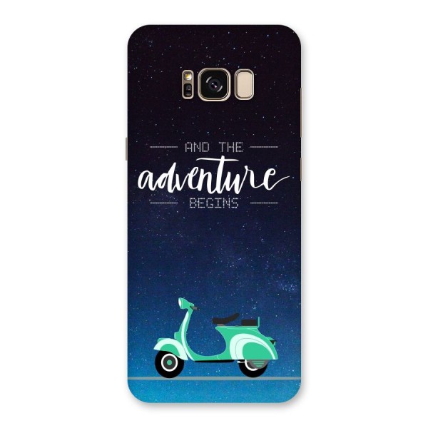 Adventure Scooter Back Case for Galaxy S8 Plus