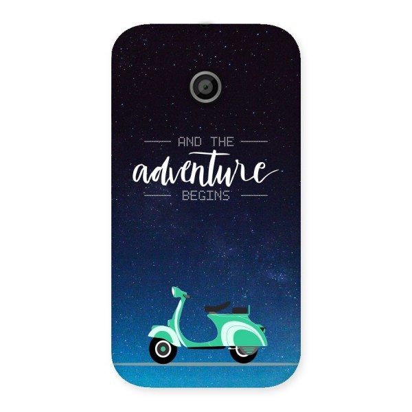 Adventure Scooter Back Case for Moto E